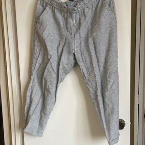 Women’s Striped Gray Pants